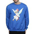 Miniatyrbild 3 av 5: Disney Mens Tinkerbell Jul Fe Sweatshirt L Royal Blue Royal Blue L