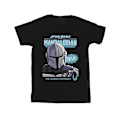 Miniatyrbild 1 av 3: Star Wars The Mandalorian Flickor Mando Comic Cover Bomull T-Shir Black 5-6 Years