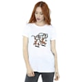 Miniatyrbild 2 av 4: Disney Dam/Damer Chip ´n Dale Glasögon Bomull Boyfriend T-Sh White S