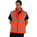 Miniatyrbild 2 av 3: Yoko Herr Softshell Bodywarmer / Arbetskläder 2XL Hi Vis Orange Hi Vis Orange 2XL