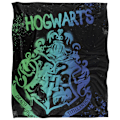 Miniatyrbild 2 av 6: Harry Potter Hogwarts Sprayfärg Filt One Size Flerfärgad Multicoloured One Size
