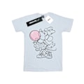 Miniatyrbild 1 av 3: Disney Dam/Kvinnor Minnie Mouse Tuggummi Bubbla Bomull Pojkvän T-shirt White 4XL