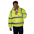 Miniatyrbild 1 av 2: Grafters Unisex Hi-Visibility Vattentät Bomberjacka 4XL Gul Yellow 4XL