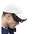 Miniatyrbild 3 av 4: Beechfield Unisex Authentic 6 Panel Baseball Cap One Size Solid Solid White One Size