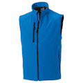Miniatyrbild 1 av 5: Russell Herr 3-lagers Soft Shell Gilet Jacka M Azure Blå Azure Blue M
