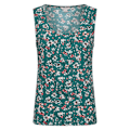 Miniatyrbild 1 av 4: Mountain Warehouse Womens/Ladies Orchid Floral Vest Top 20 UK D Dark Teal 20 UK