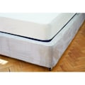 Miniatyrbild 2 av 2: Belledorm Faux Suede Divan Base Wrap (19in) Single Linen Linen Single