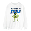 Miniatyrbild 1 av 4: Disney Herr Monsters University Property Of MU Mike Sweatshirt White 4XL