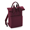 Miniatyrbild 1 av 2: BagBase Twin Handle Roll-Top Ryggsäck One Size Burgundy Burgundy One Size
