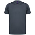 Miniatyrbild 1 av 2: Henbury HiCool Performance T-shirt L Charcoal för män Charcoal L