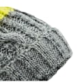 Miniatyrbild 2 av 3: Beechfield Unisex Vuxen Apres Cuffed Beanie One Size Ljusgrå Light Grey/Citron One Size