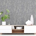 Miniatyrbild 2 av 3: Arthouse Stone Effect Textured Wallpaper 10m x 53cm Charcoal Charcoal 10m x 53cm