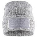 Miniatyrbild 1 av 4: Clique Unisex Vuxen Hubert Patch Beanie One Size Grå Melange Grey Melange One Size