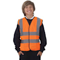 Miniatyrbild 4 av 4: Yoko Hi-Vis Barn Unisex Väst / Jacka 4-6 Hi Vis Orange Hi Vis Orange 4-6