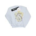 Miniatyrbild 1 av 3: Harry Potter Dam/Damer Hufflepuff Badger Crest Sweatshirt M White M