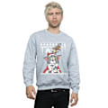 Miniatyrbild 2 av 5: Tom And Jerry Herr Jul Fair Isle Sweatshirt L Sports Grey Sports Grey L