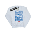 Miniatyrbild 1 av 3: DC Comics Boys Superman Min Pappa Är Starkare Än Sweatshirt 7-8 White 7-8 Years