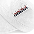 Miniatyrbild 3 av 5: Beechfield Army Cap / Huvudbonad One Size Vit White One Size