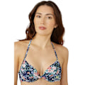 Miniatyrbild 1 av 4: Debenhams Dam/Kvinnors Blommiga Bygelbikini Topp 34B Marinblå Navy 34B