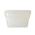 Miniatyrbild 1 av 2: UDL Återanvändbara 1000ml Plastmatbehållare med Lock (Paket med Clear One Size