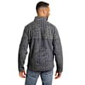Miniatyrbild 3 av 4: Weird Fish Herr Longmont Grid Ecovänlig Kvart Zip Fleece T Navy 5XL