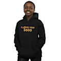 Miniatyrbild 2 av 3: Marvel Pojkar Avengers Endgame Jag Älskar Dig 3000 Arc Reactor Hoodie Black 9-11 Years