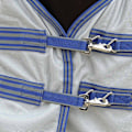 Miniatyrbild 2 av 3: Weatherbeeta Comfitec Airflow II Avtagbar Hals Hästtäcke Grey/Blue 4´