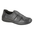 Miniatyrbild 1 av 2: Mod Comfys Dam/Dam 2 Bar Touch Fastening Fritidsskor 5 Black 5 UK