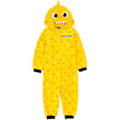 Miniatyrbild 1 av 6: Baby Shark Barnkläder/Barn 3D Fenor Pyjamas 12-18 Månader Gul Yellow 12-18 Months