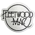 Miniatyrbild 1 av 2: Fleetwood Mac Klassisk Vävd Logotyp Stryk-På-Lapp En Storlek Vit/Svart White/Black One Size