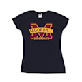 Miniatyrbild 1 av 3: Netflix Dam/Kvinnor Sex Education Moordale Cracked M Logo 2 C Navy Blue XL