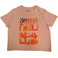 Miniatyrbild 1 av 2: Slipknot Dam/Dam The End, So Far Faces Grid Crop Top S Pi Pink S