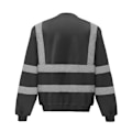Miniatyrbild 2 av 2: Yoko Unisex Vuxen Hi-Vis Sweatshirt L Svart Black L