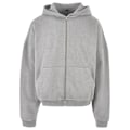 Miniatyrbild 1 av 3: Bygg ditt varumärke Herr 90-tal Full Zip Hoodie XL Heather Grey Heather Grey XL