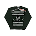 Miniatyrbild 1 av 3: Star Wars Herr Jul Darth Vader Fair Isle Sweatshirt L För Forest Green L