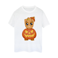 Miniatyrbild 1 av 2: I Am Groot Dam/Kvinnor Groot Pumpa Bomull Boyfriend T-Shirt White 5XL