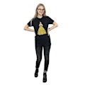 Miniatyrbild 4 av 5: Skönheten och odjuret Dam/Dam Belle Bomull Boyfriend T-shirt Black 3XL
