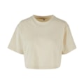 Miniatyrbild 1 av 2: Bygg ditt varumärke Dam/Dam Oversized Kortärmad Crop Top Sand XS