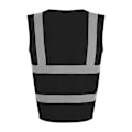 Miniatyrbild 2 av 2: PRO RTX Unisex Vuxen Sleeveless Hi-Vis Väst XL Svart Black XL