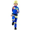 Miniatyrbild 1 av 3: Brandman Sam Pojkdräkt 2-3 År Blå Blue 2-3 Years