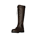 Miniatyrbild 4 av 4: Moretta Dam/Dam Teramo Spets Läder Country Boots 4 UK Wi Dark Brown 4 UK Wide