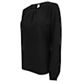 Miniatyrbild 5 av 5: Henbury Dam/Damer Garn Plisserad Framtill Långärmad Blus XL B Black XL