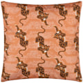Miniatyrbild 2 av 3: Furn Tibetansk Tiger Utomhus Kuddfodral 43cm x 43cm Korall Coral 43cm x 43cm