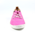 Miniatyrbild 3 av 6: Lunar Dam/Dam St Ives Läder Plimsolls 7 UK Fuchsia Fuchsia 7 UK