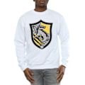 Miniatyrbild 4 av 6: Harry Potter Herr Hufflepuff Crest Flat Sweatshirt XXL Vit White XXL