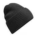 Miniatyrbild 1 av 3: Beechfield Cuffed Oversized Beanie One Size Charcoal Charcoal One Size