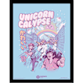 Miniatyrbild 1 av 2: Ilustrata Unicorncalypse Print 40cm x 30cm Multifärgad Multicoloured 40cm x 30cm