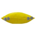 Miniatyrbild 2 av 2: Furn Hoola Pom Pom Kuddeöverdrag En Storlek Gul/Grå Yellow/Grey One Size