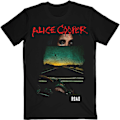Miniatyrbild 1 av 2: Alice Cooper Unisex Adult Road Track List Bomullstryck T-shirt S Black S