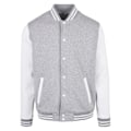 Miniatyrbild 1 av 6: Bygg ditt varumärke Herr Basic College Jacka 4XL Heather Grey/Whi Heather Grey/White 4XL